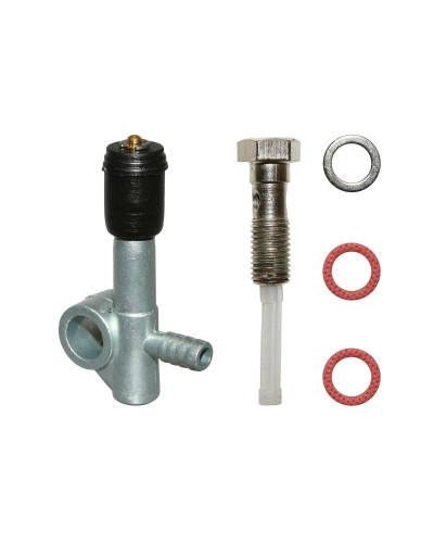 Robinet d’essence à tirette Motobécane / Peugeot 101 – filetage 8 mm, raccord 6 mm