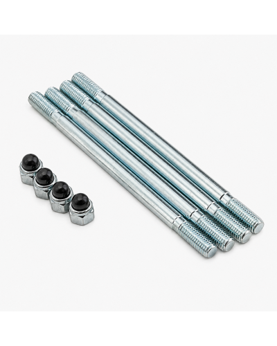 Goujons de cylindre Teknix M7 115 mm avec écrous borgnes AM6 Peugeot 103