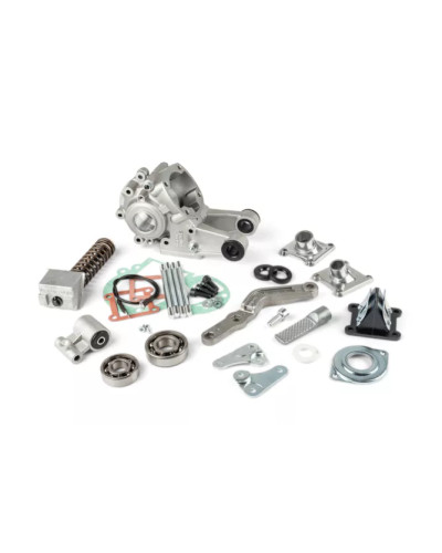 Carter moteur Polini complet avec support moteur intégré pour Peugeot 103 SP MVL