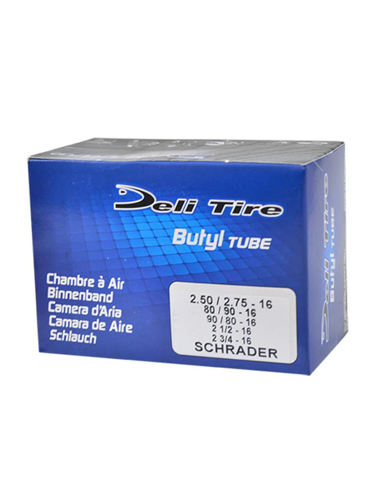 Chambre à air Deli U236S VS 16 pouces 2.50 2.75 valve Schrader
