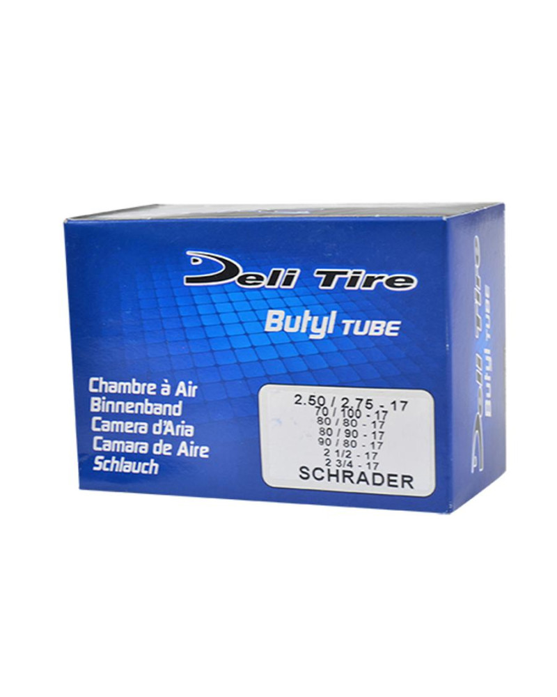 Chambre à air Deli U237S VS 17 pouces 2.50 2.75 valve Schrader