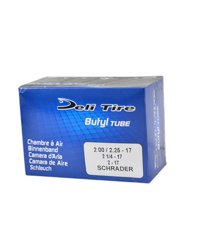 Chambre à air Deli U247S VS 17 pouces 2.00 2.25 valve Schrader