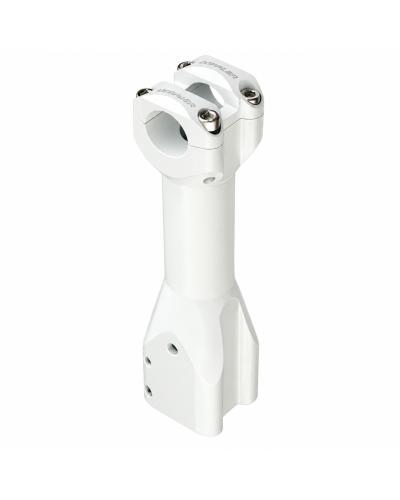 Potence scooter Doppler blanche Ø22 Nitro Aerox Mach-G Jog R Ovetto Neo’s