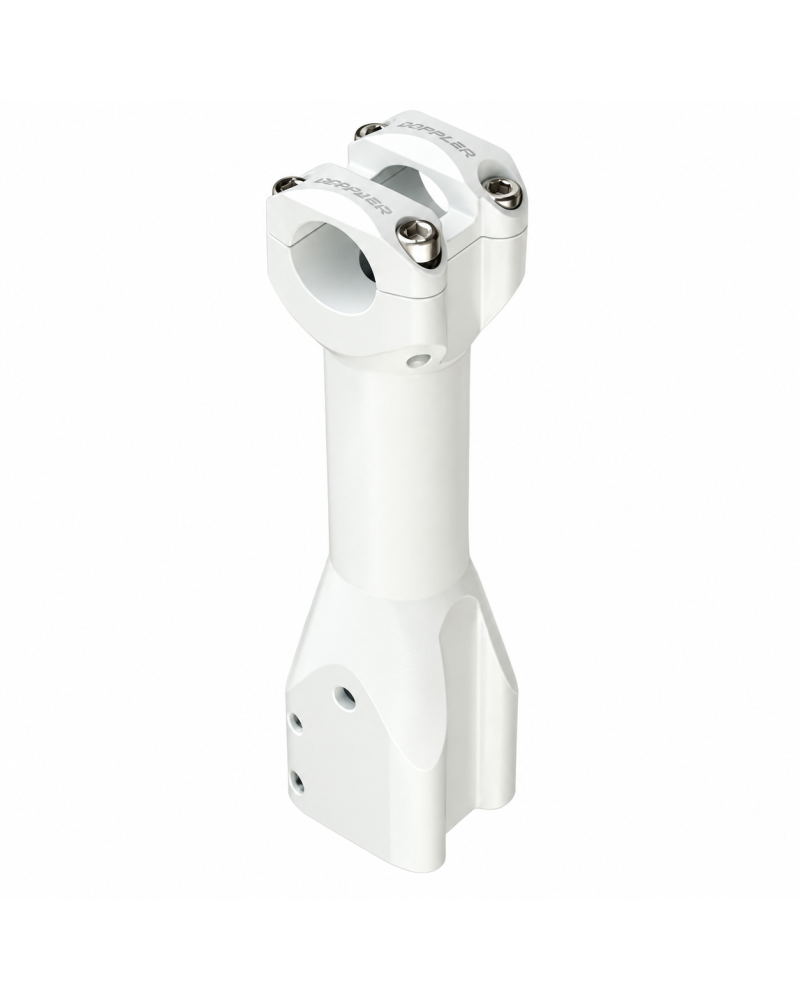 Potence scooter Doppler blanche Ø22 Nitro Aerox Mach-G Jog R Ovetto Neo’s