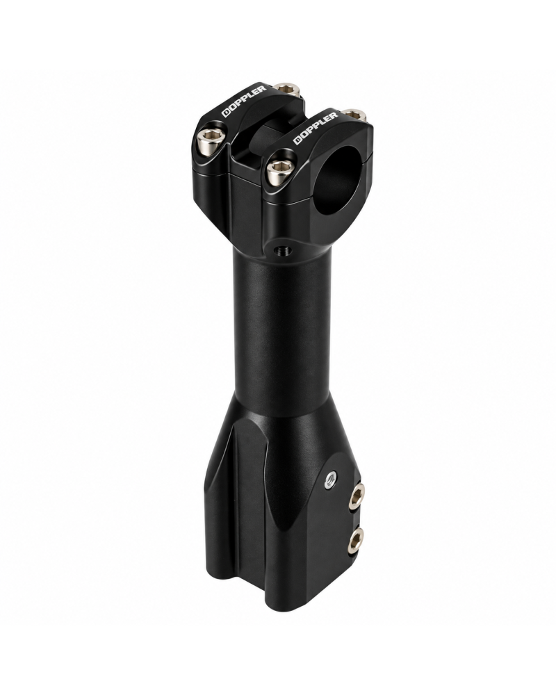 Potence scooter Doppler noir mat Ø22 Nitro Aerox Mach-G Jog R Ovetto Neo’s