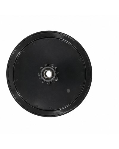 Poulie MBK 51 tôle noire 11 dents pignon fixe douille INA