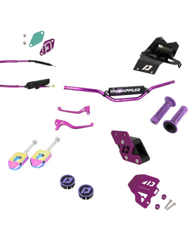 Pack customisation Doppler violet pour Derbi