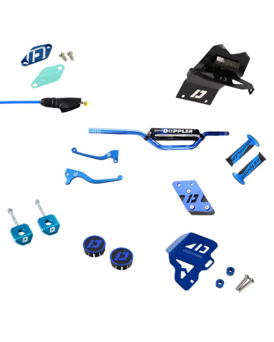 Pack customisation Doppler bleu pour Derbi