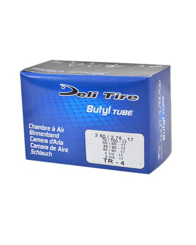 Chambre à air Deli Tire U237T TR4 17 pouces 2.50 2.75