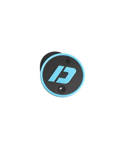 Cache obturateur boîte à air Doppler noir turquoise Derbi Senda