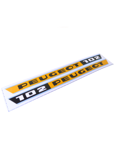 Paire d’autocollants de poutre pour Peugeot 102
