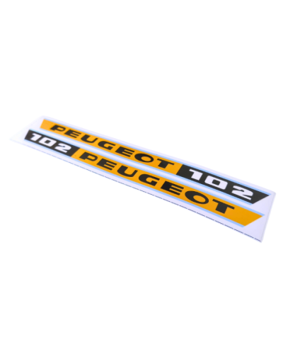 Paire d’autocollants de poutre pour Peugeot 102
