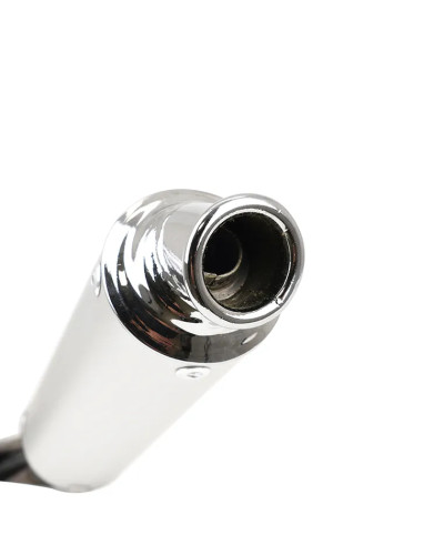 Pot échappement P2R Serpentin verni MBK 51 Motobécane AV10 fixation à vis