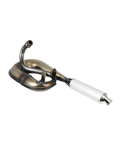 Pot échappement P2R Serpentin verni MBK 51 Motobécane AV10 fixation à vis