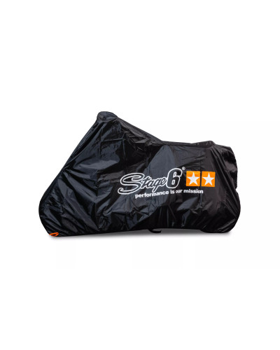 Housse Stage6 Race scooter moto 50 mobylette gris foncé orange
