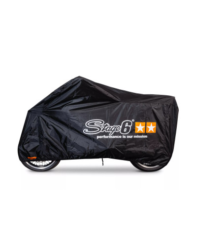 Housse Stage6 Race scooter moto 50 mobylette gris foncé orange