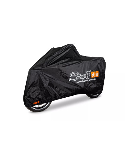 Housse Stage6 Race scooter moto 50 mobylette gris foncé orange