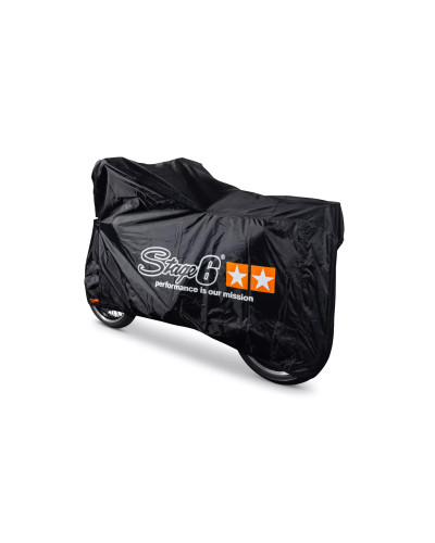 Housse Stage6 Race scooter moto 50 mobylette gris foncé orange