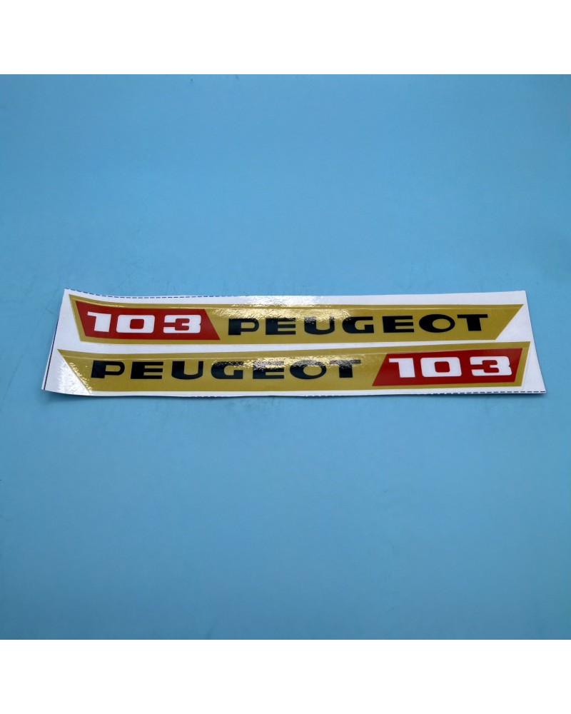 Autocollants de réservoir Peugeot 103 MVL