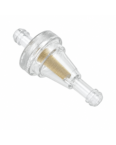 Filtre à essence Tun’R transparent conique D6 pour durite 6 mm