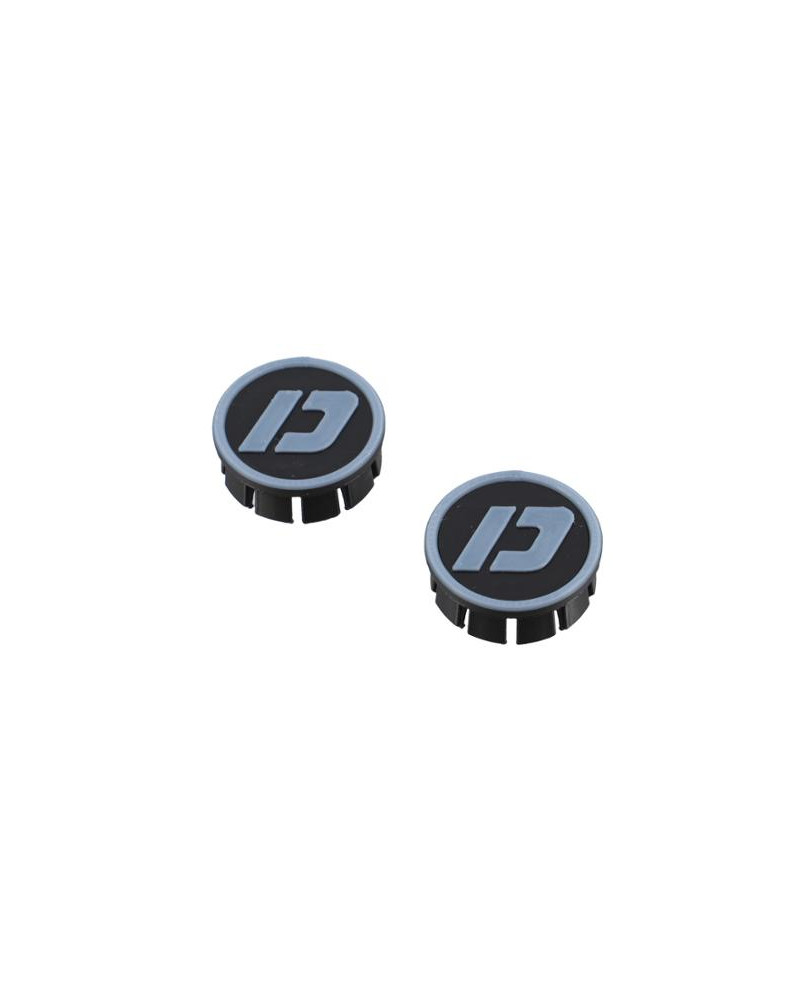 Bouchons de cadre Doppler noir gris Derbi Senda Aprilia Gilera