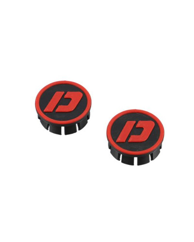 Bouchons de cadre Doppler noir rouge Derbi Senda Aprilia Gilera