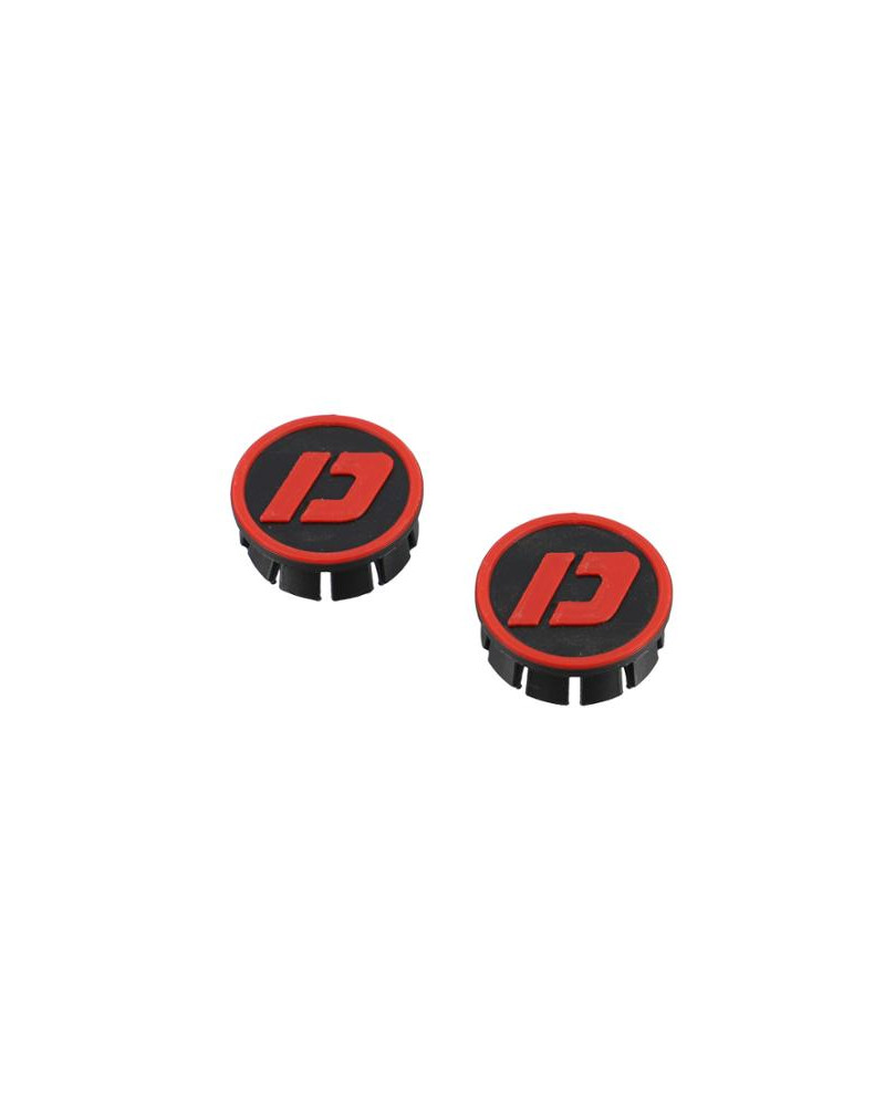 Bouchons de cadre Doppler noir rouge Derbi Senda Aprilia Gilera