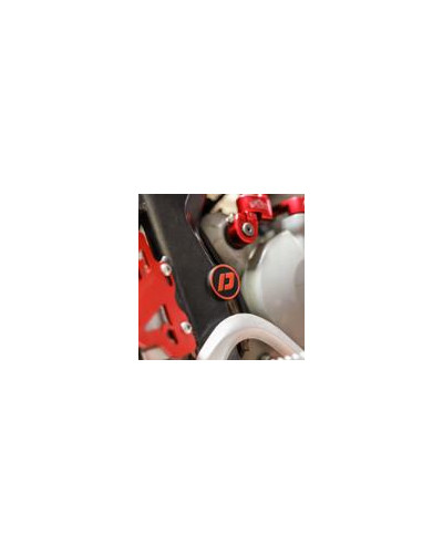 Bouchons de cadre Doppler noir bleu Derbi Senda Aprilia Gilera