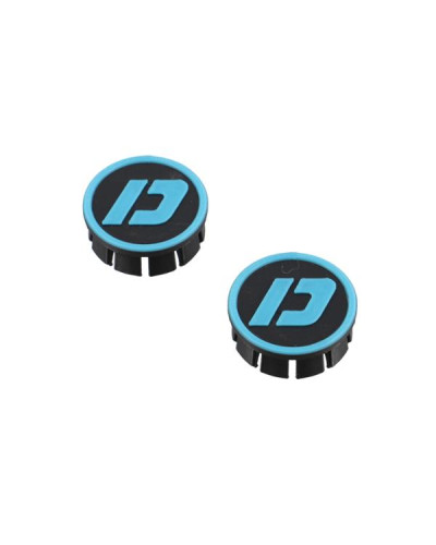 Bouchons de cadre Doppler noir turquoise Derbi Senda Aprilia Gilera