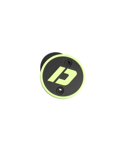 Cache obturateur de boîte à air Doppler Derbi Senda noir jaune fluo