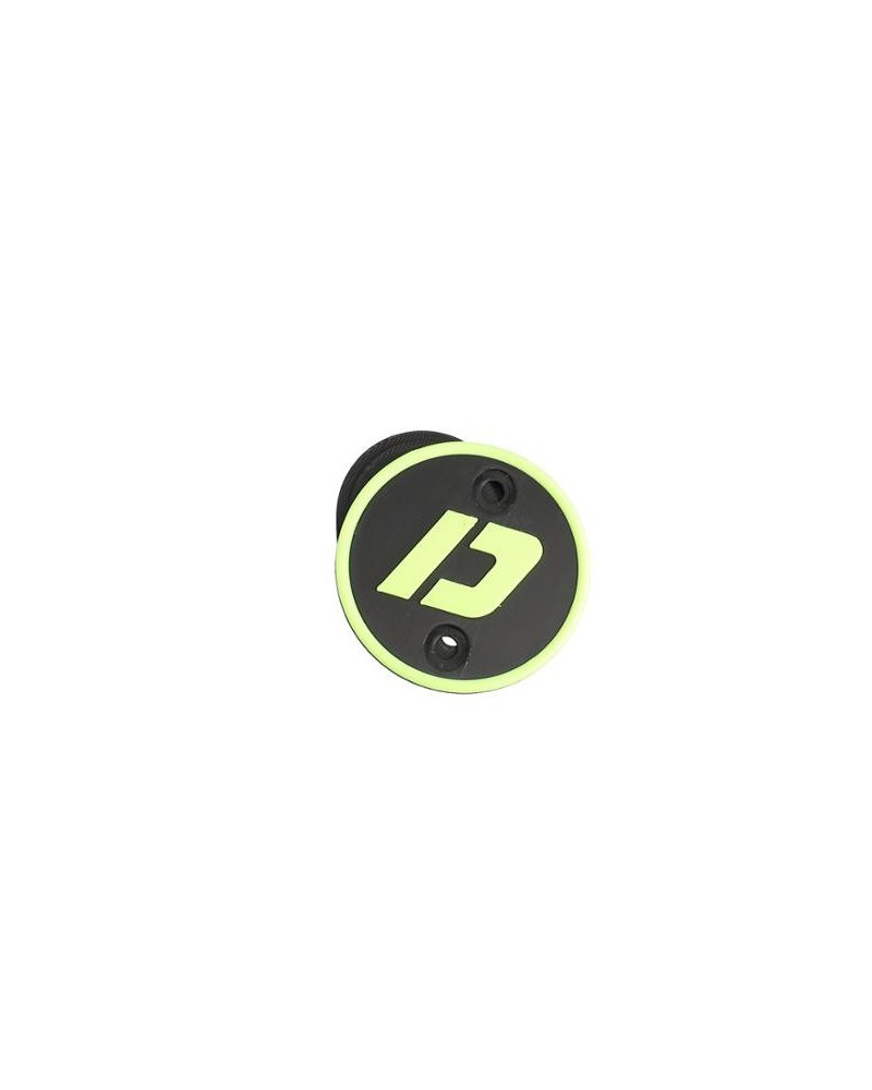 Cache obturateur de boîte à air Doppler Derbi Senda noir jaune fluo