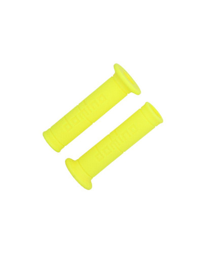 Poignées Domino Road Racing jaune 120 mm