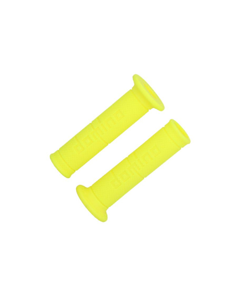 Poignées Domino Road Racing jaune 120 mm