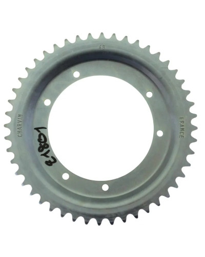 Couronne Motobécane AV88 48 dents alésage 110 mm 6 trous