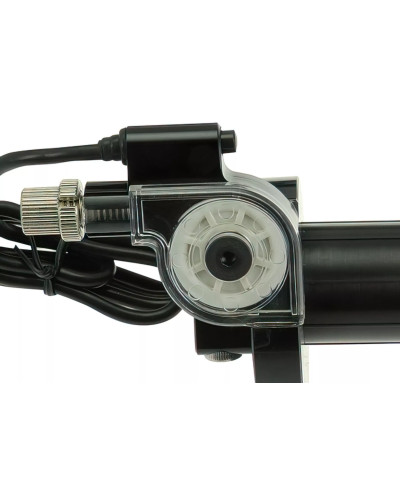 Poignée de gaz tirage rapide Stage6 CNC noir avec coupe-circuit
