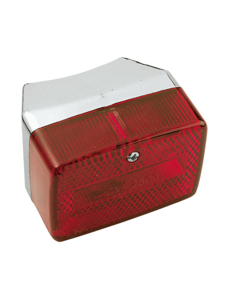 Feu arrière rouge type Luxor 75 chromé pour Peugeot 103 et MBK 51