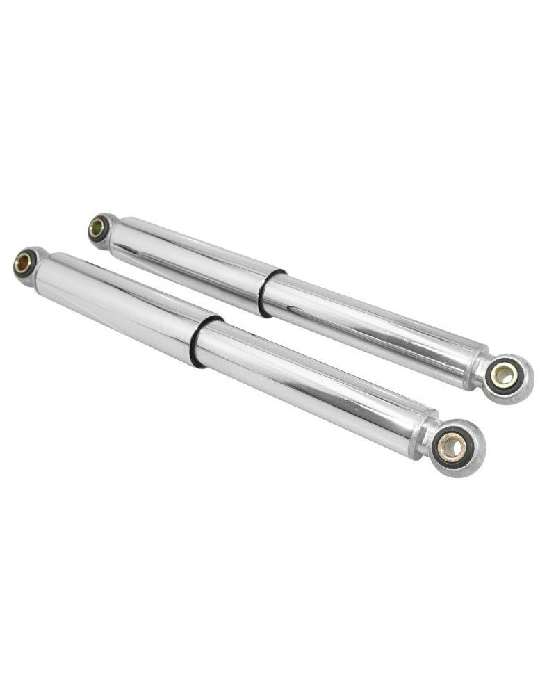 Paire d’amortisseurs chrome entraxe 320 mm pour Peugeot 103 MVL