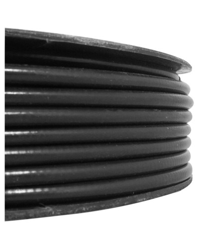 Rouleau de gaine universelle fil plat 25/10 noir 25 m