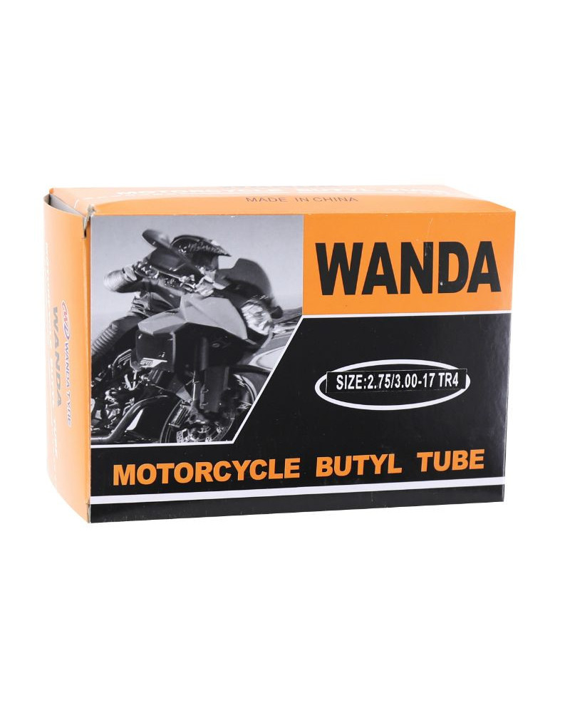 Chambre à air 17 pouces 2.75 à 3.00-17 Wanda valve TR4