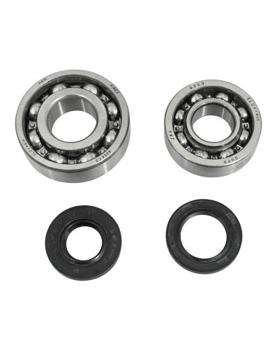 Roulement embiellage vilebrequin + joint P2R Peugeot 103 kit 6204 6203 ZKL acier C3