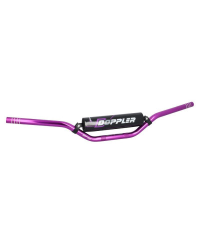 Guidon mécaboîte mobylette Doppler Cross-Bar alu violet L740 H70 avec mousse