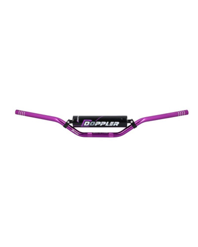 Guidon mécaboîte mobylette Doppler Cross-Bar alu violet L740 H70 avec mousse