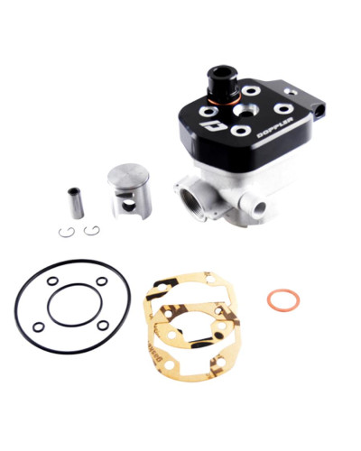 Haut moteur alu Doppler ER1 liquide MBK 51 piston mono-segment