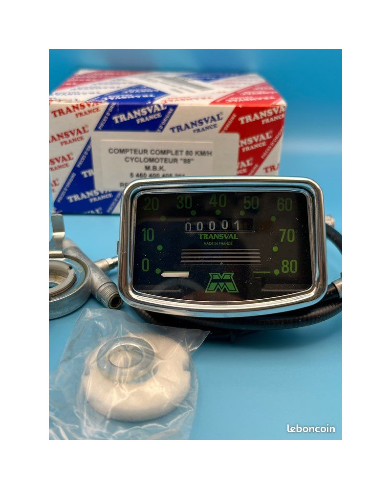 COMPTEUR TRANSVAL MOTOBECANE  88 / 89 /( JANTE 18 )