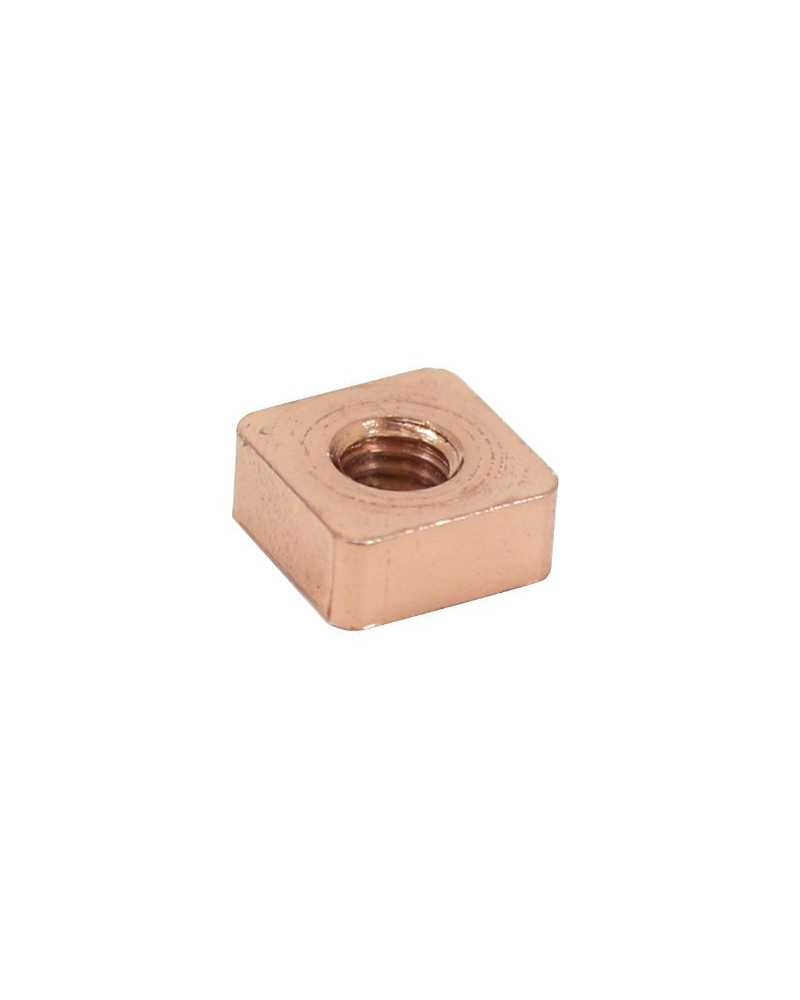 Écrou carré fixation pot Peugeot 103 cuivre M6 x 100 mm vendu à l’unité