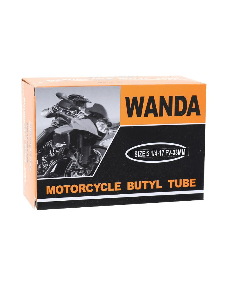 CHAMBRE A AIR 17'' 2 1/4-17 WANDA VALVE PRESTA